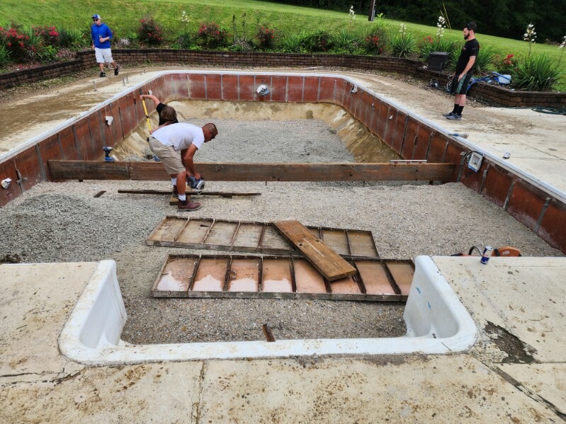 Bowling Green Swimming Pool Vinyl Liner Replacement